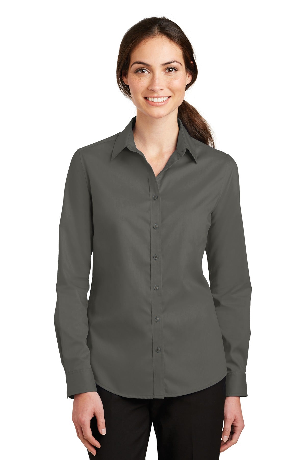 Port Authority? Women's SuperPro? Twill Shirt. L663