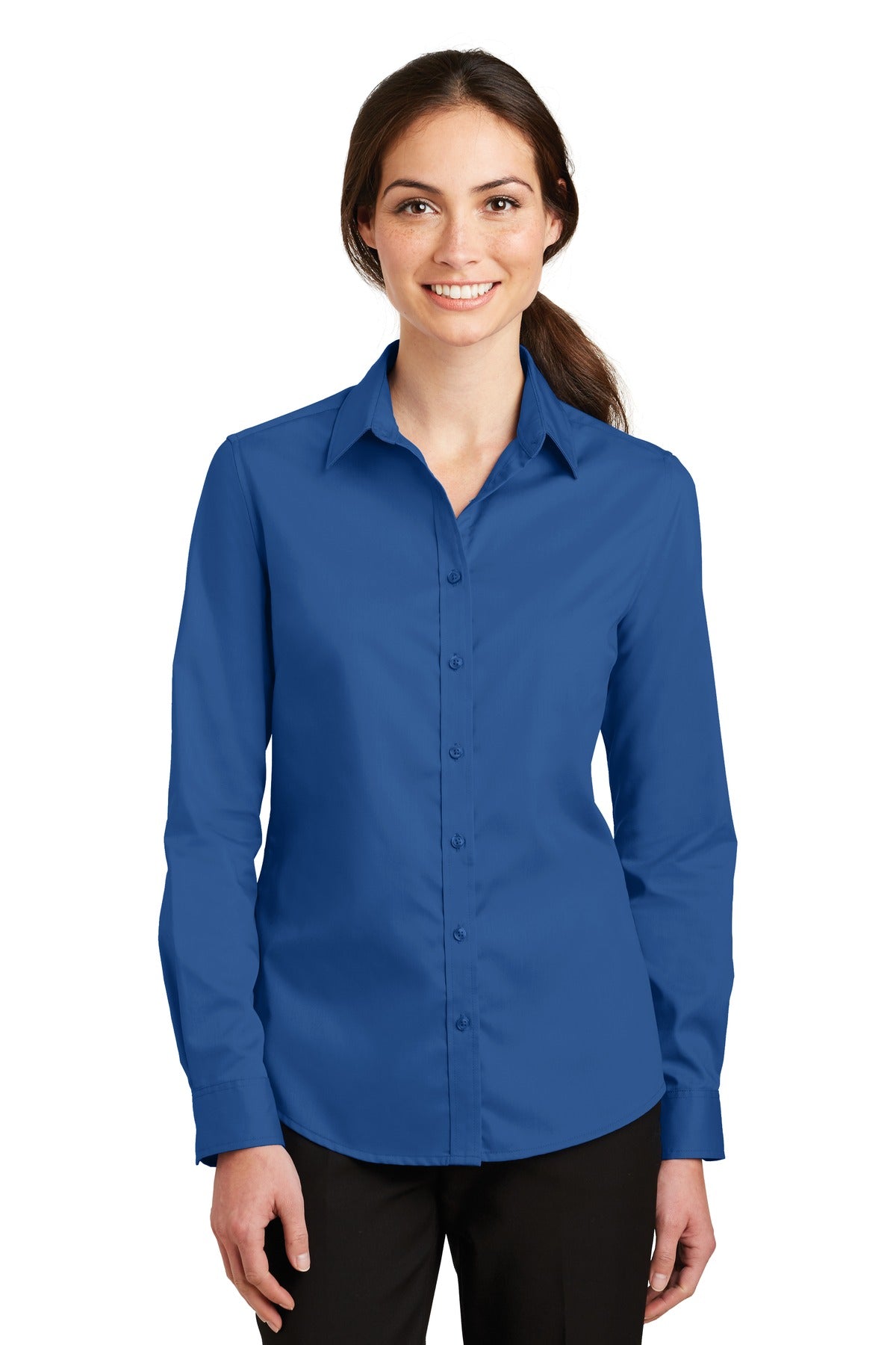 Port Authority? Women's SuperPro? Twill Shirt. L663