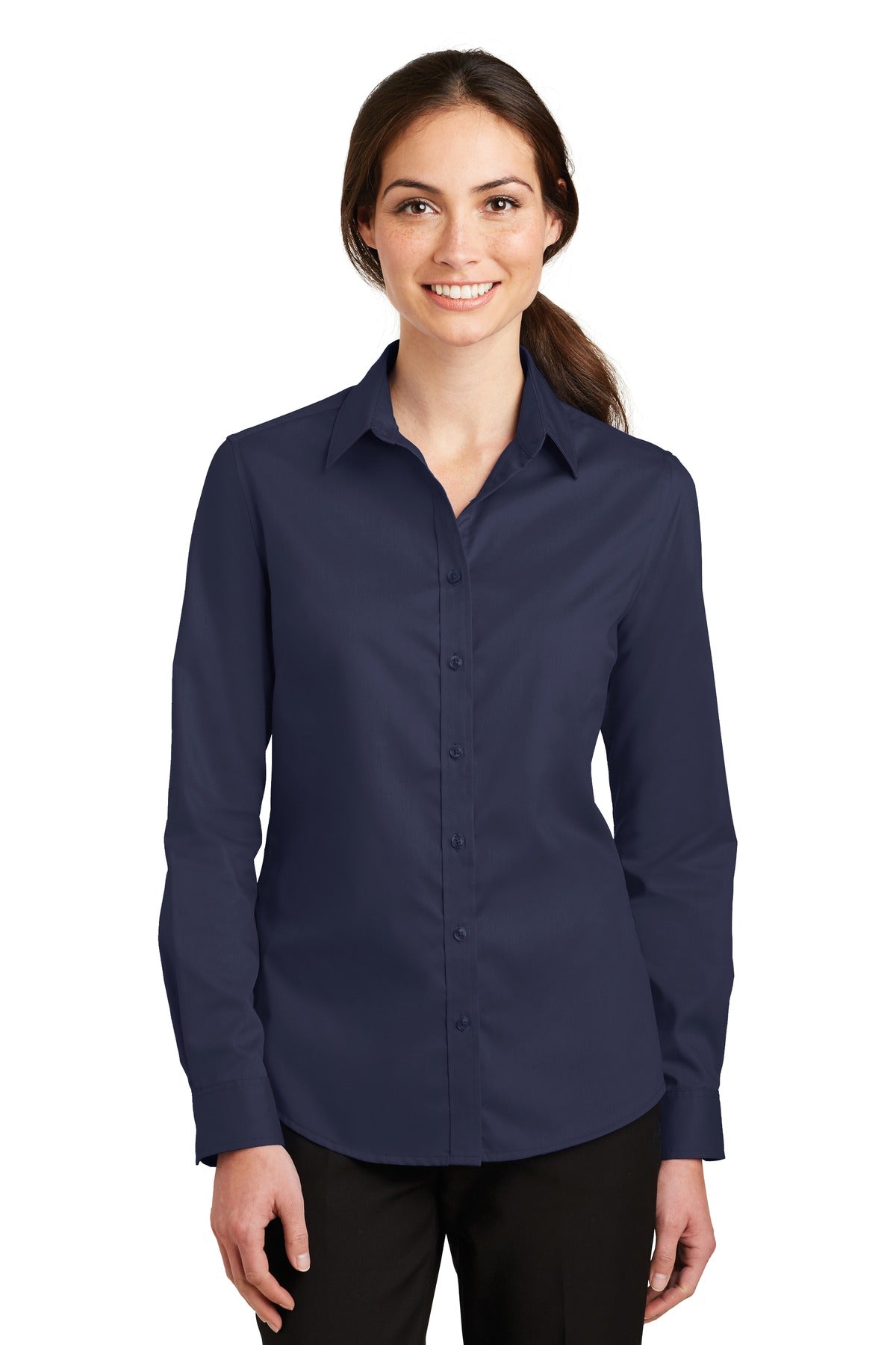 Port Authority? Women's SuperPro? Twill Shirt. L663