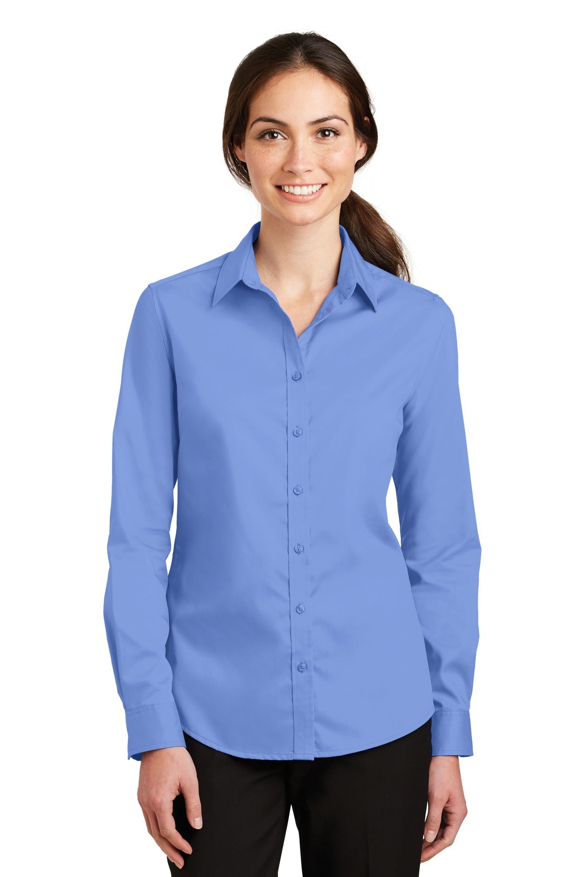 Port Authority? Women's SuperPro? Twill Shirt. L663