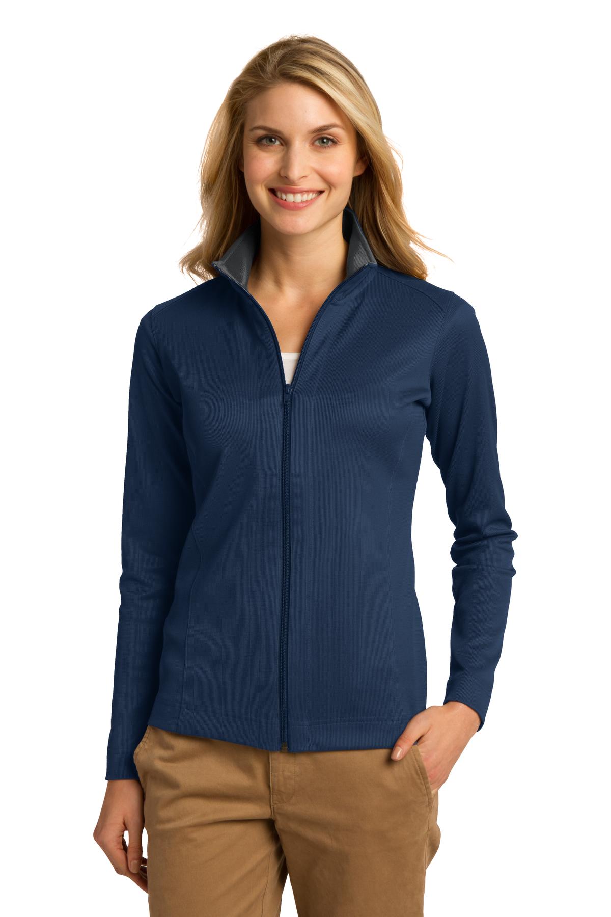 Port Authority? Women's Vertical Texture Full-Zip Jacket. L805