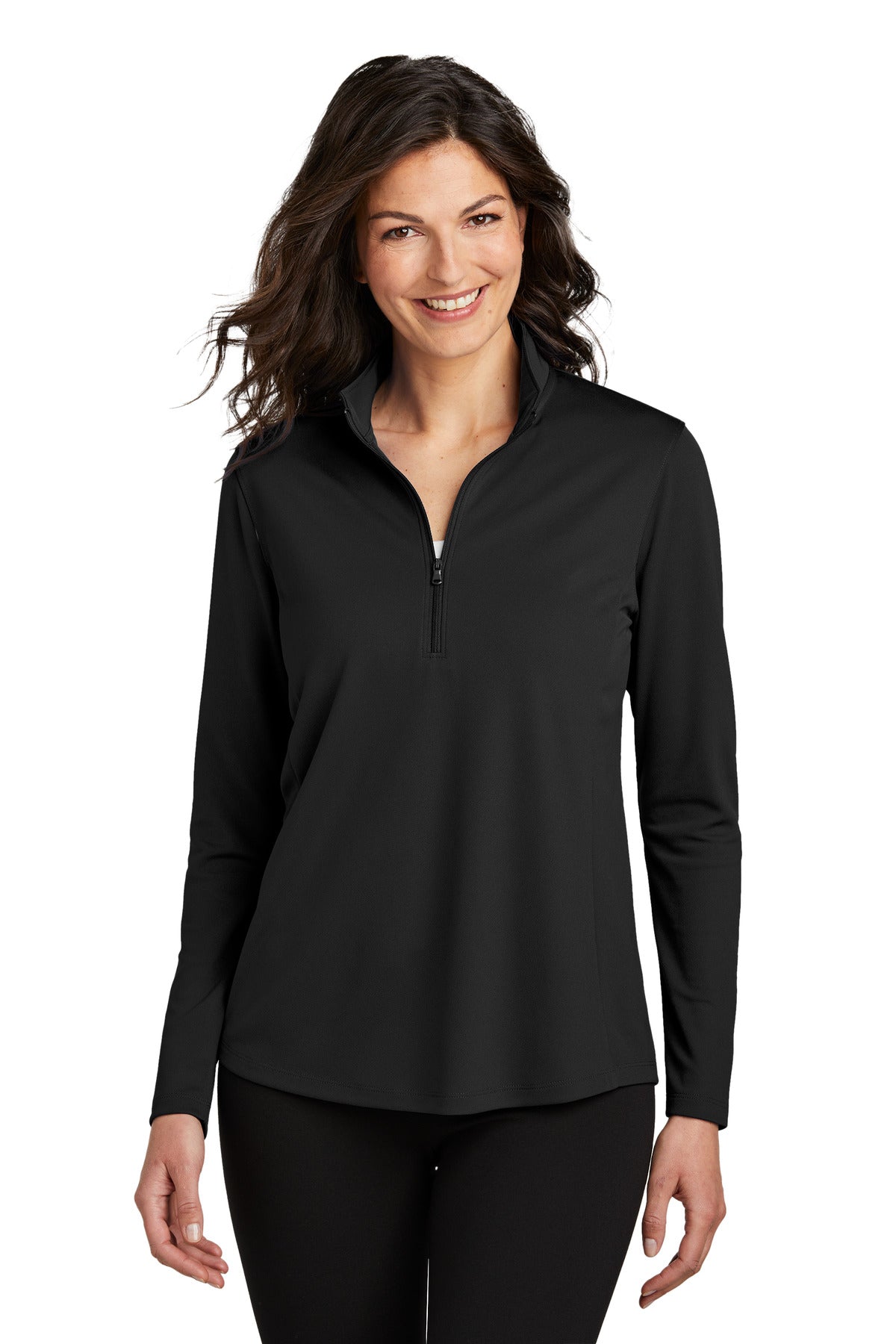 Port Authority? Women's Dry Zone? UV Micro-Mesh 1/4-Zip LK112