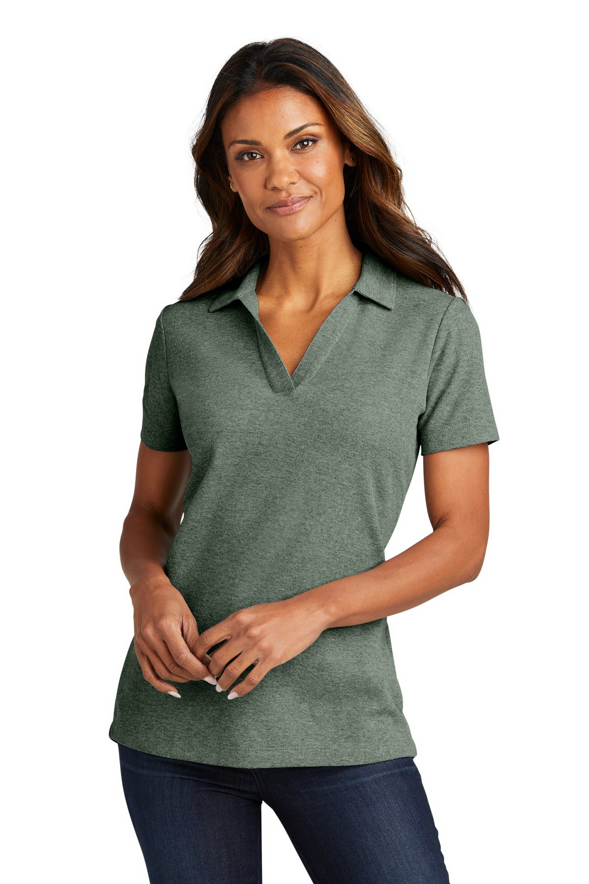 Port Authority? Women's C-FREE? Cotton Blend Pique Polo LK867