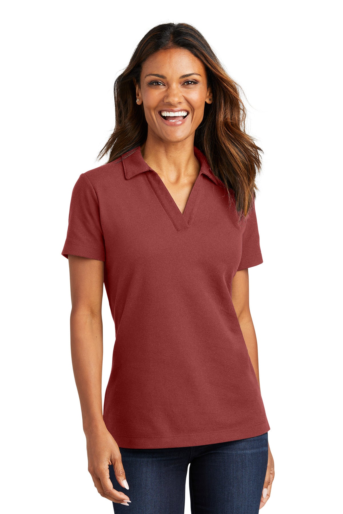 Port Authority? Women's C-FREE? Cotton Blend Pique Polo LK867