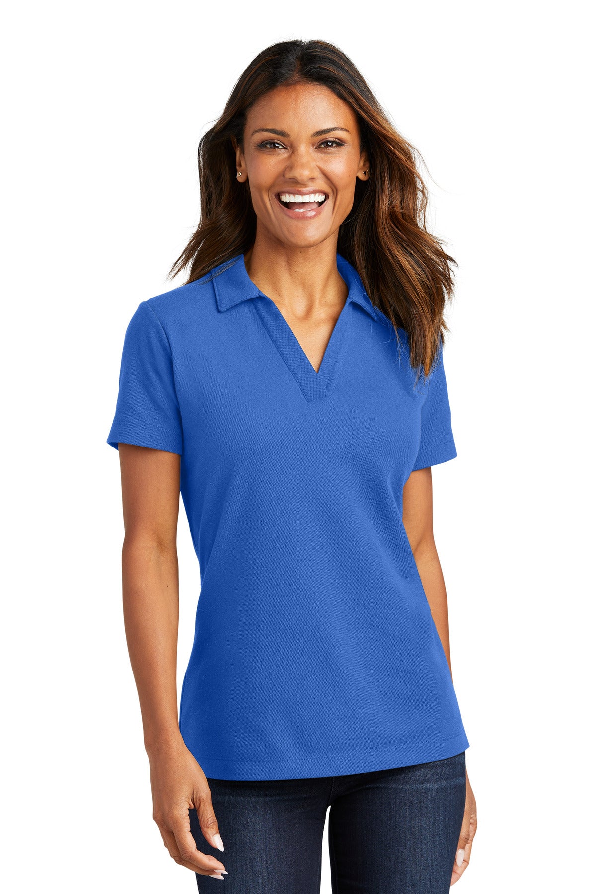 Port Authority? Women's C-FREE? Cotton Blend Pique Polo LK867