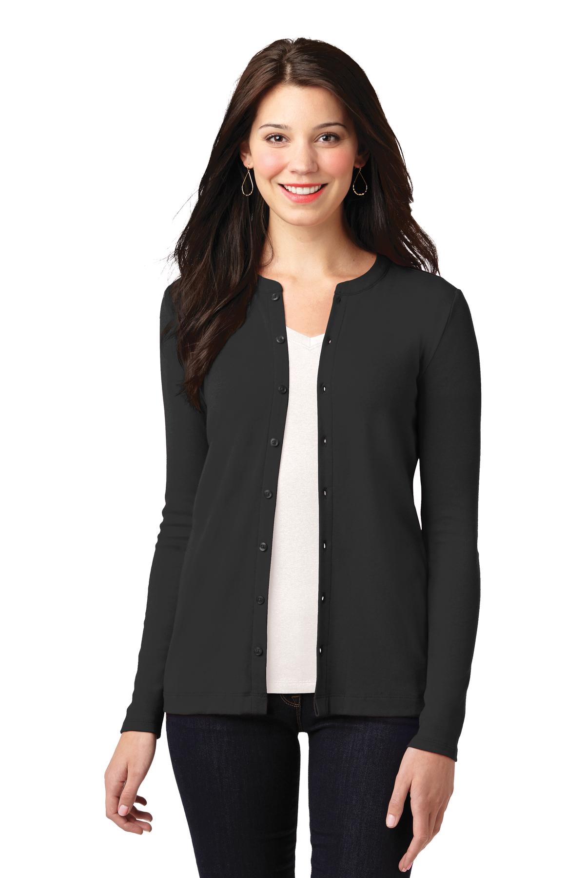 Port Authority? Women's Concept Stretch Button-Front Cardigan. LM1008