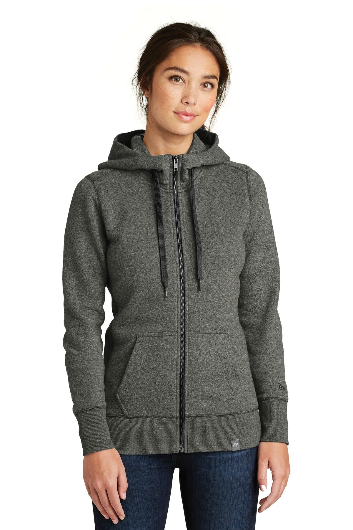 New Era ? Women's French Terry Full-Zip Hoodie. LNEA502