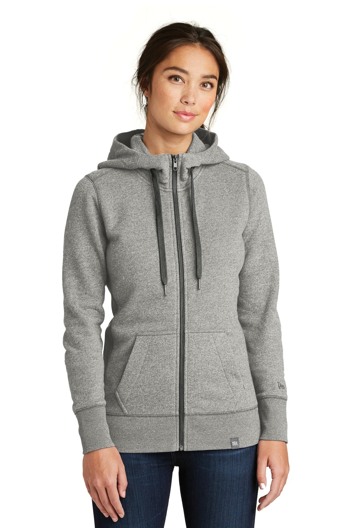 New Era ? Women's French Terry Full-Zip Hoodie. LNEA502