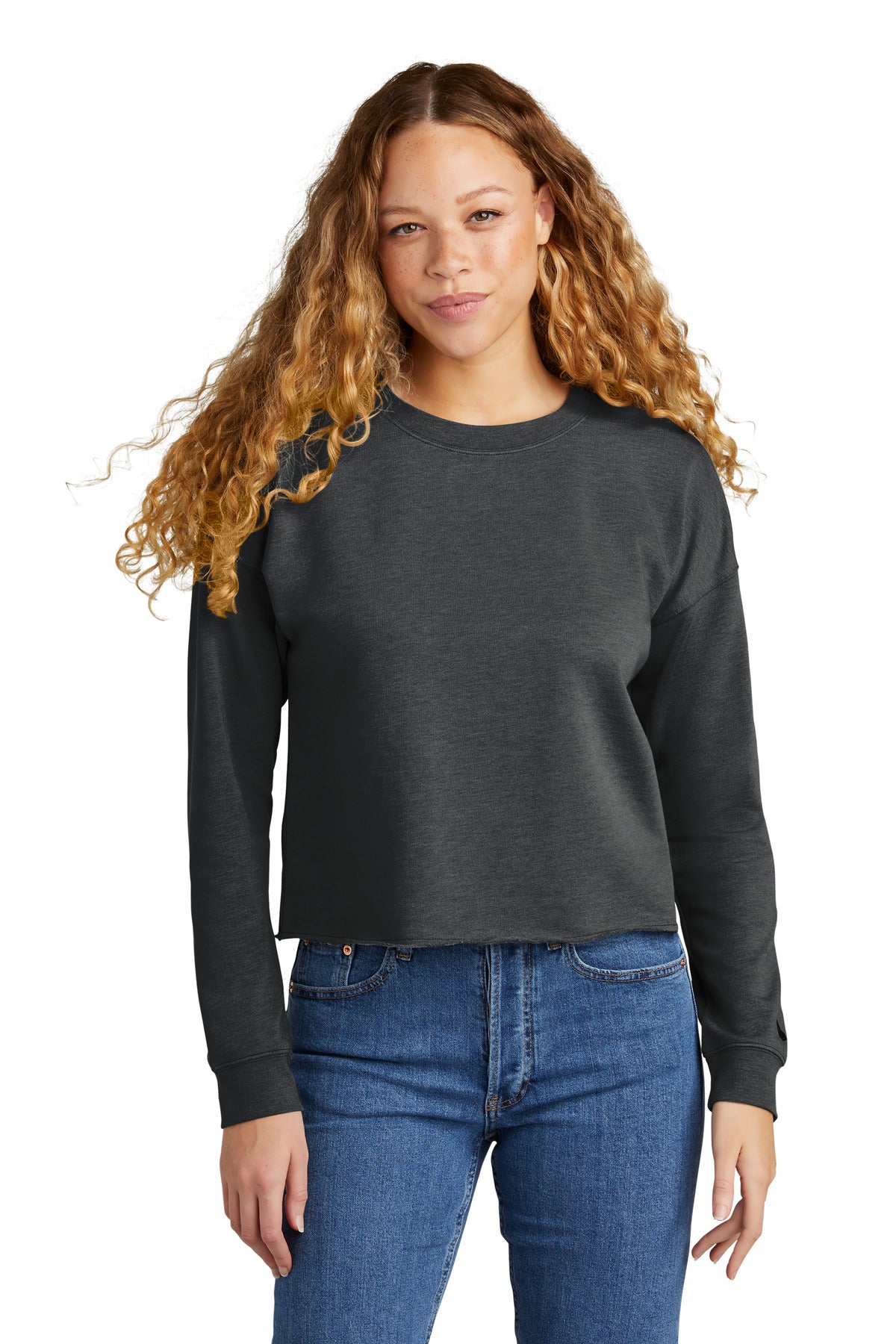 New Era? Women's Tri-Blend Fleece Crop Crew LNEA514