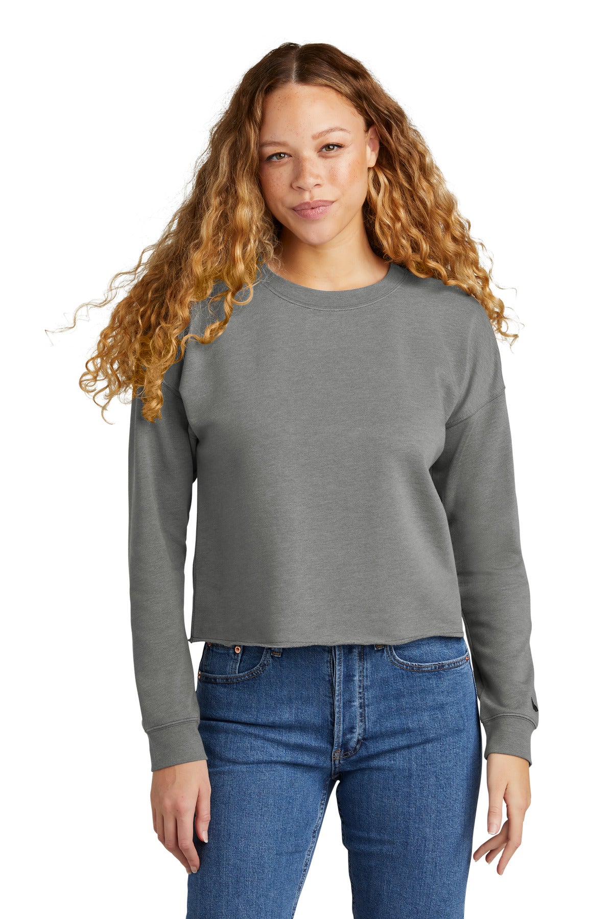 New Era? Women's Tri-Blend Fleece Crop Crew LNEA514