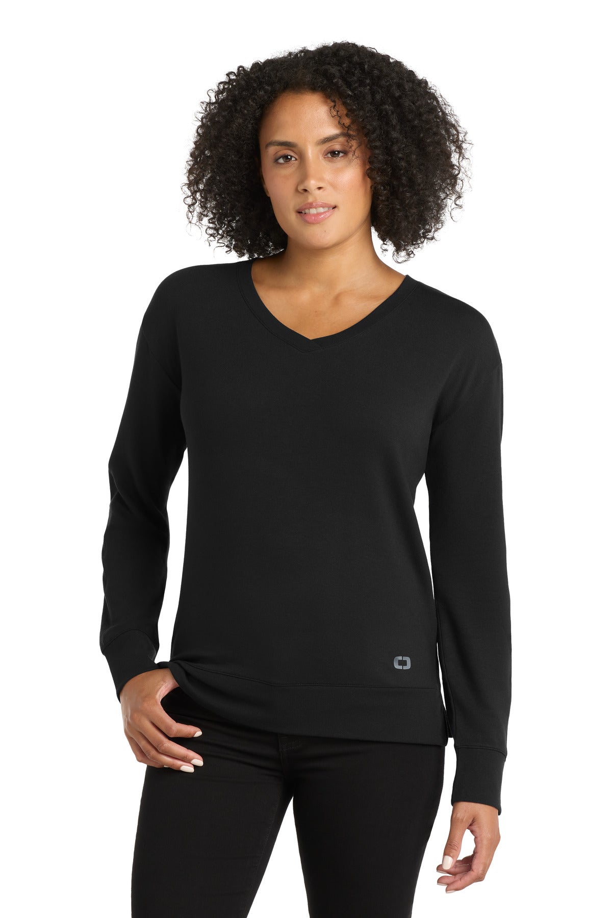 OGIO? Women's Luuma Flex Long Sleeve V-Neck LOG825