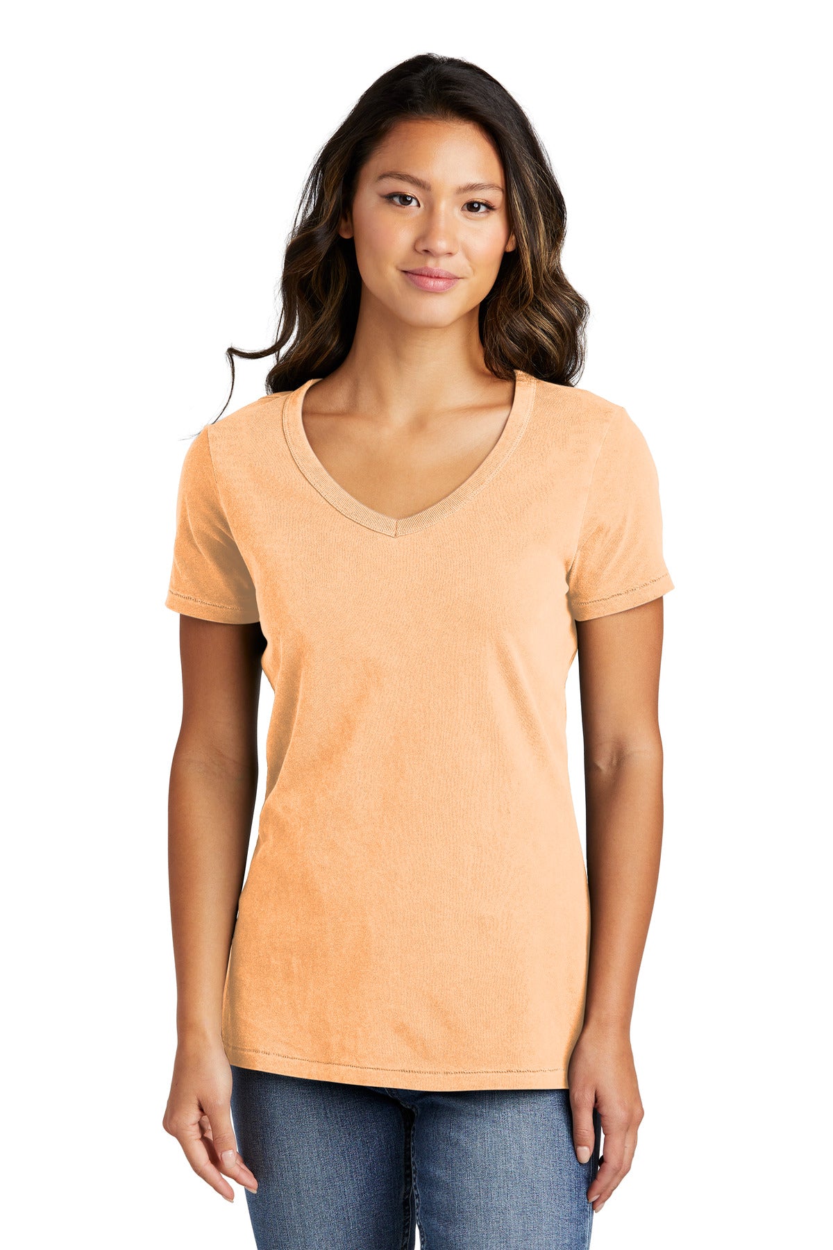 Port & Company? Women's Beach Wash? Garment-Dyed V-Neck Tee LPC099V