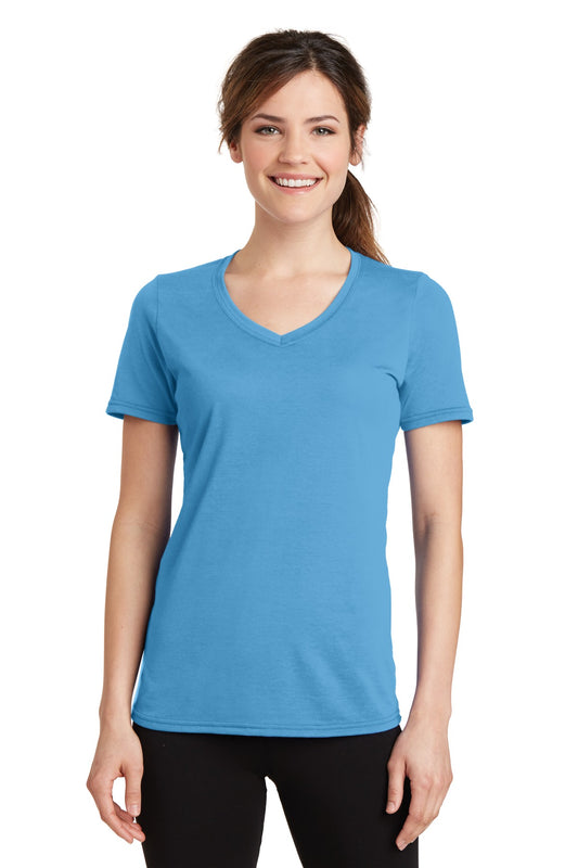 Port & Company? Women's Performance Blend V-Neck Tee. LPC381V