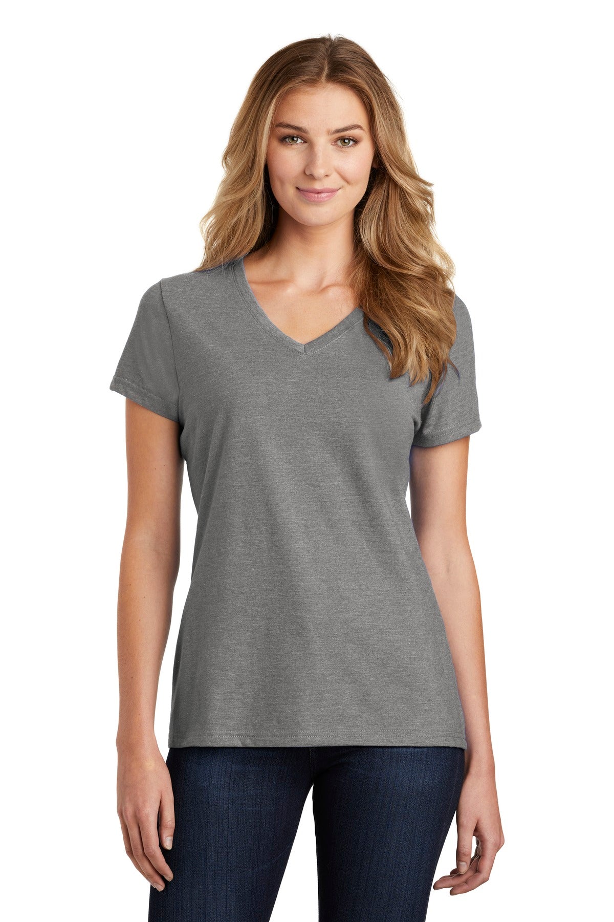 Port & Company ? Women's Fan Favorite ? Blend V-Neck Tee. LPC455V