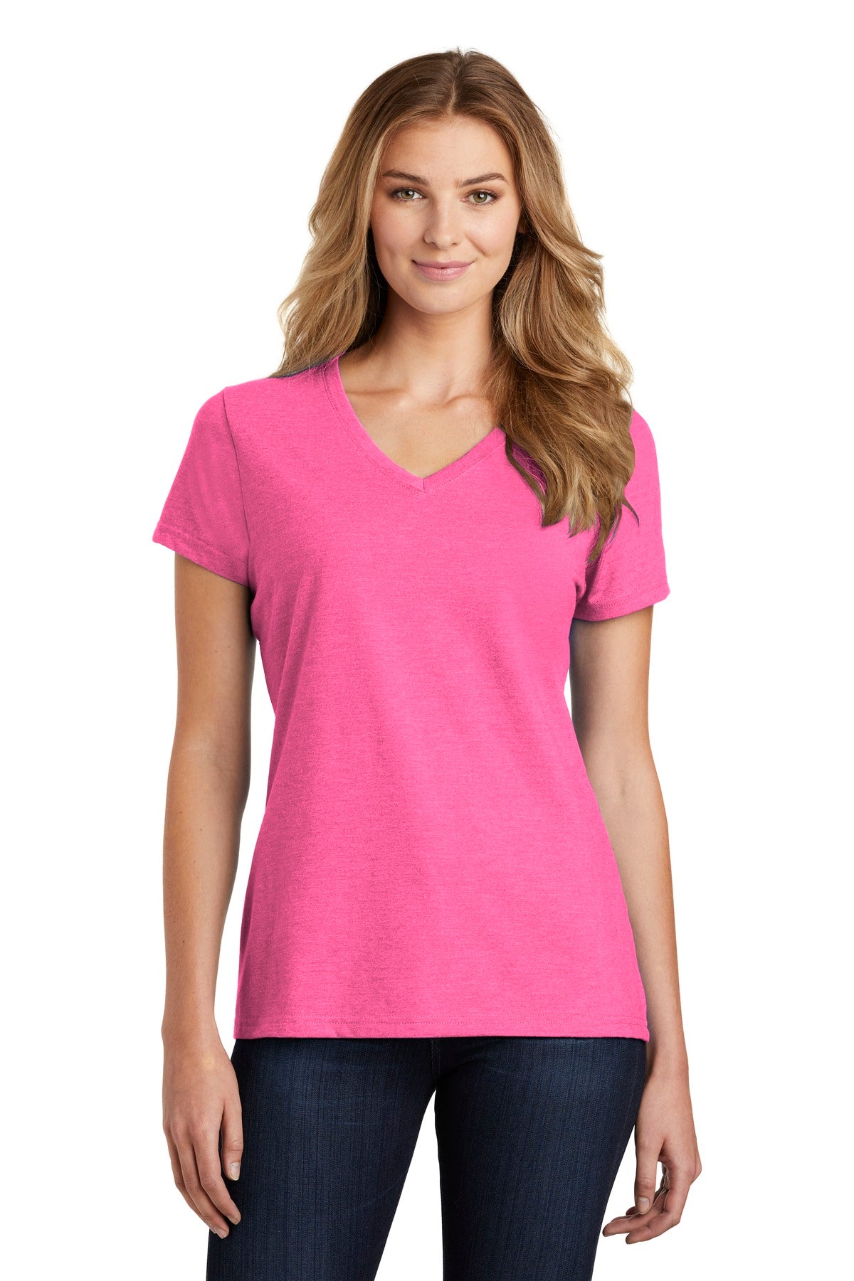 Port & Company ? Women's Fan Favorite ? Blend V-Neck Tee. LPC455V