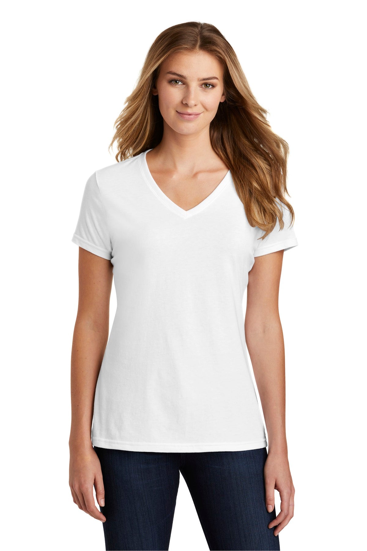 Port & Company ? Women's Fan Favorite ? Blend V-Neck Tee. LPC455V