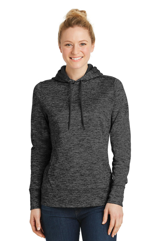 Sport-Tek? Women's PosiCharge? Electric Heather Fleece Hooded Pullover. LST225