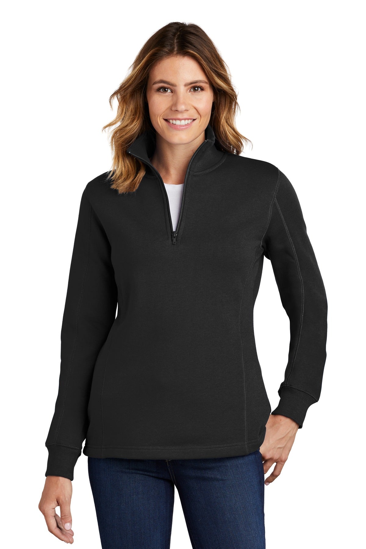 Sport-Tek? Women's 1/4-Zip Sweatshirt. LST253