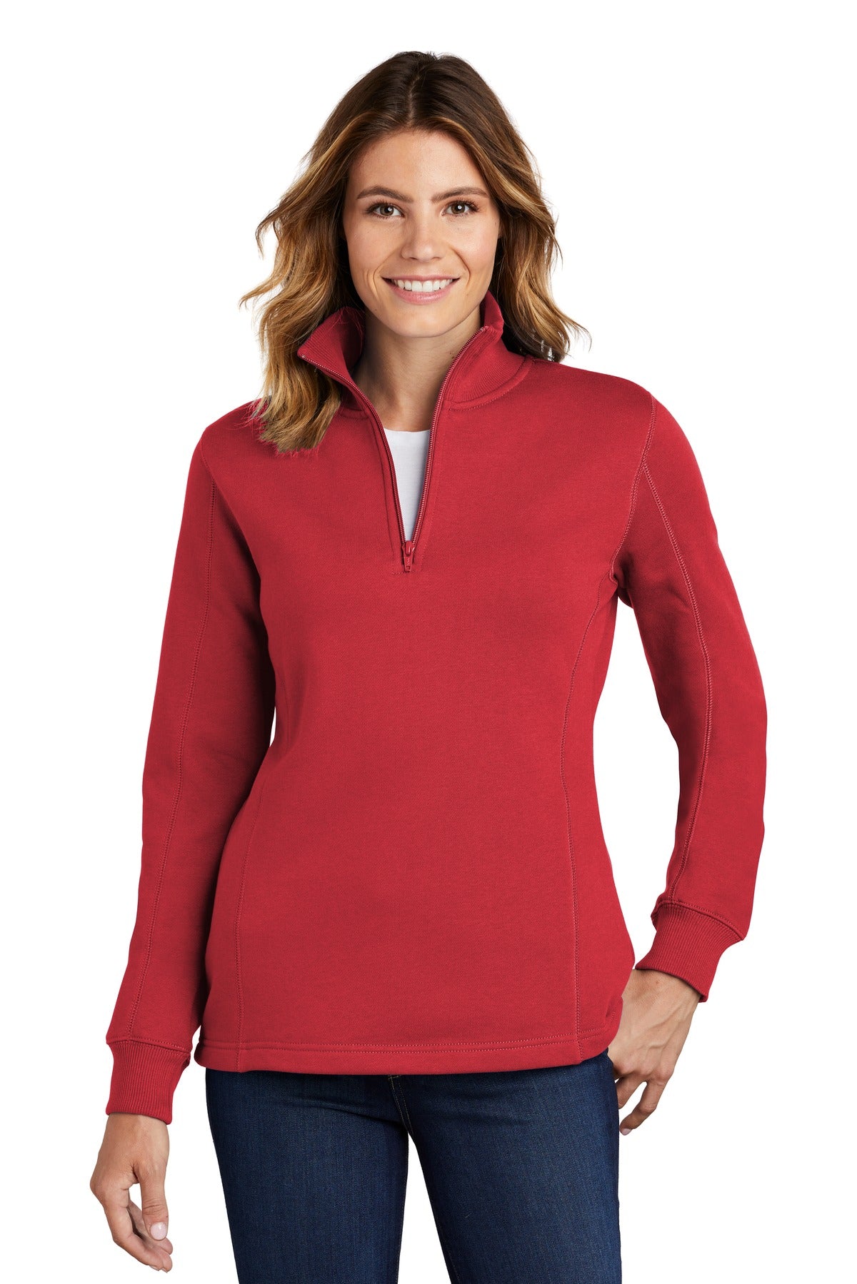 Sport-Tek? Women's 1/4-Zip Sweatshirt. LST253