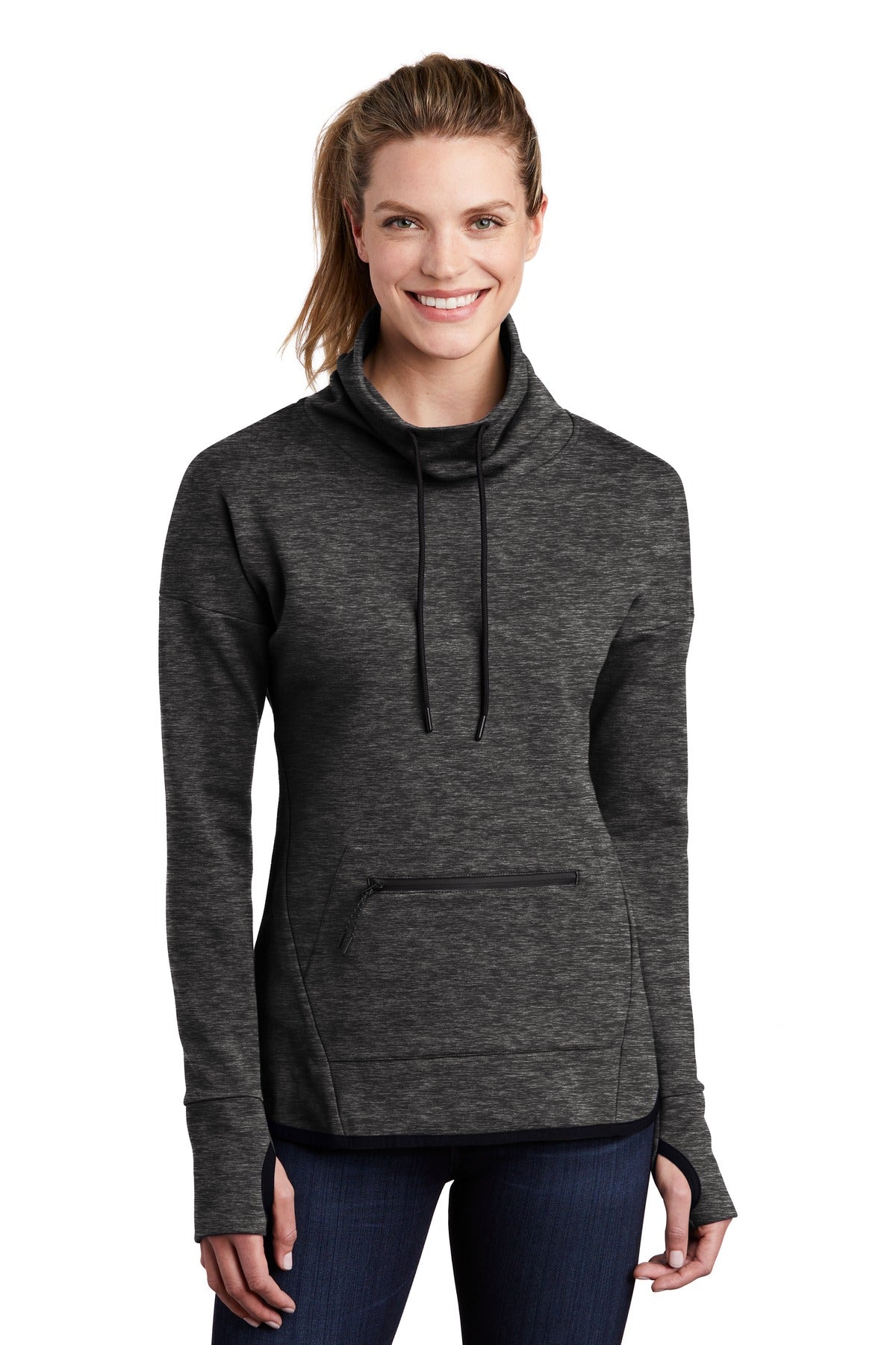 Sport-Tek? Women's Triumph Cowl Neck Pullover LST280