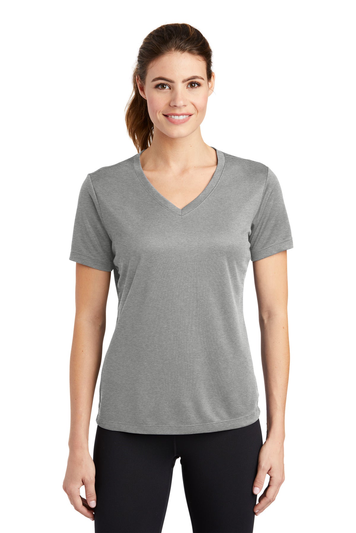 Sport-Tek? Women's PosiCharge? RacerMesh? V-Neck Tee. LST340