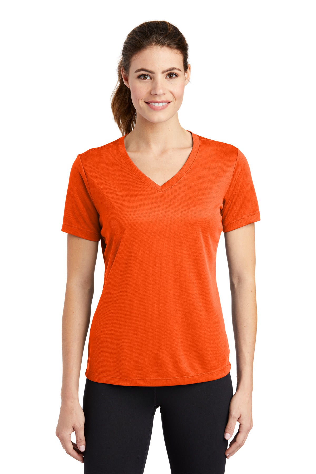 Sport-Tek? Women's PosiCharge? RacerMesh? V-Neck Tee. LST340