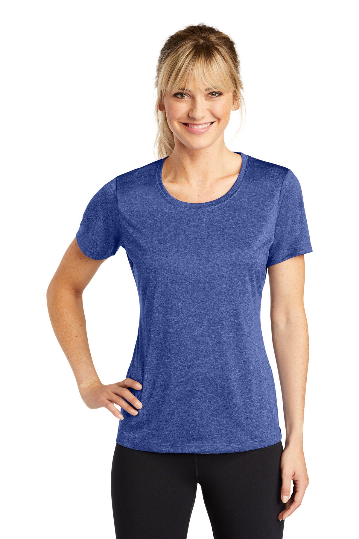 Sport-Tek? Women's Heather Contender? Scoop Neck Tee. LST360