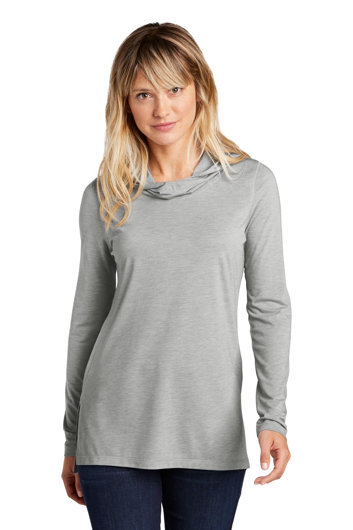 Sport-Tek? Women's PosiCharge ? Tri-Blend Wicking Long Sleeve Hoodie LST406