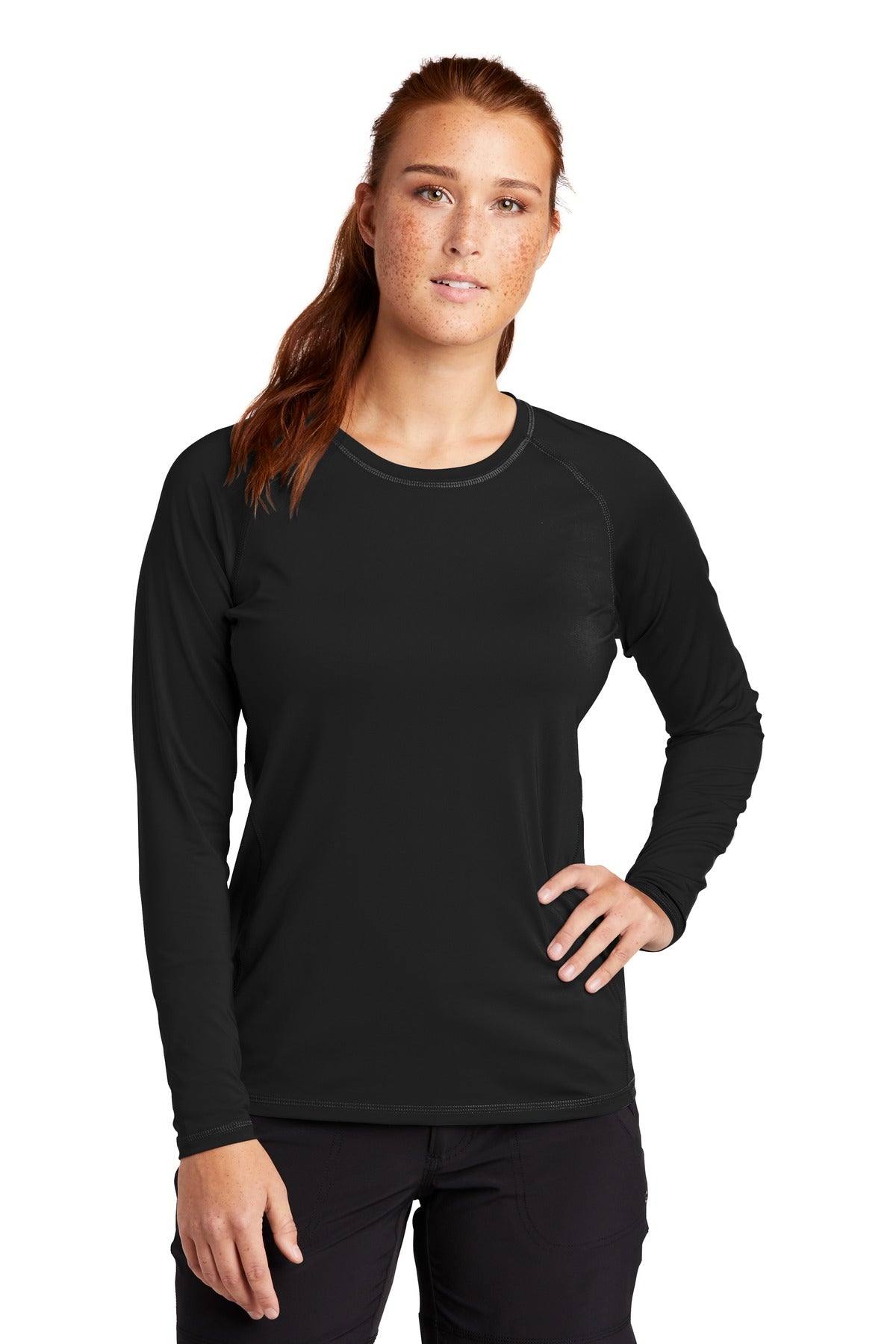 Sport-Tek ? Women's Long Sleeve Rashguard Tee. LST470LS