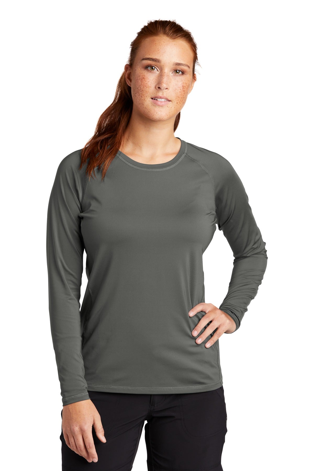 Sport-Tek ? Women's Long Sleeve Rashguard Tee. LST470LS