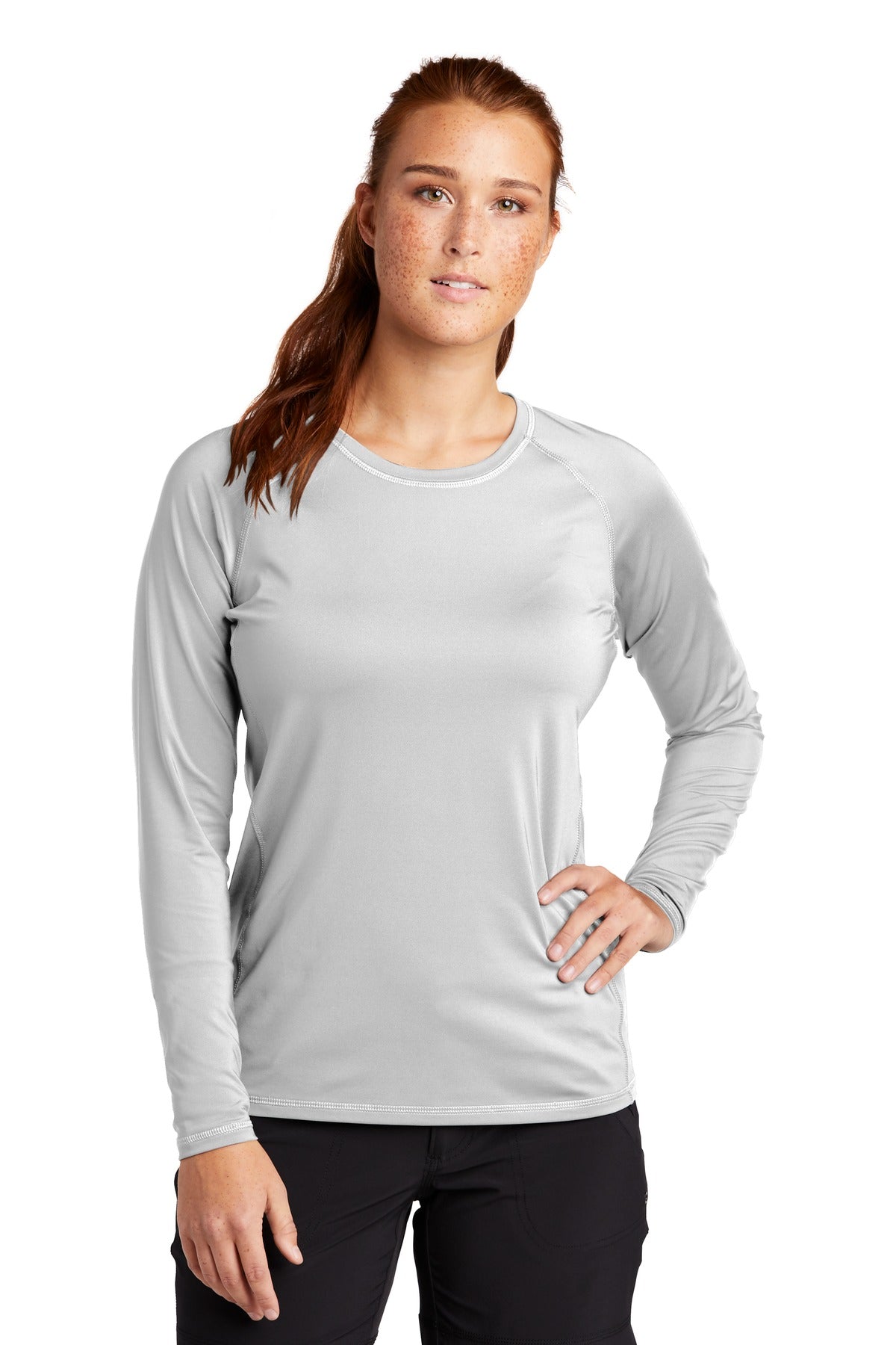 Sport-Tek ? Women's Long Sleeve Rashguard Tee. LST470LS