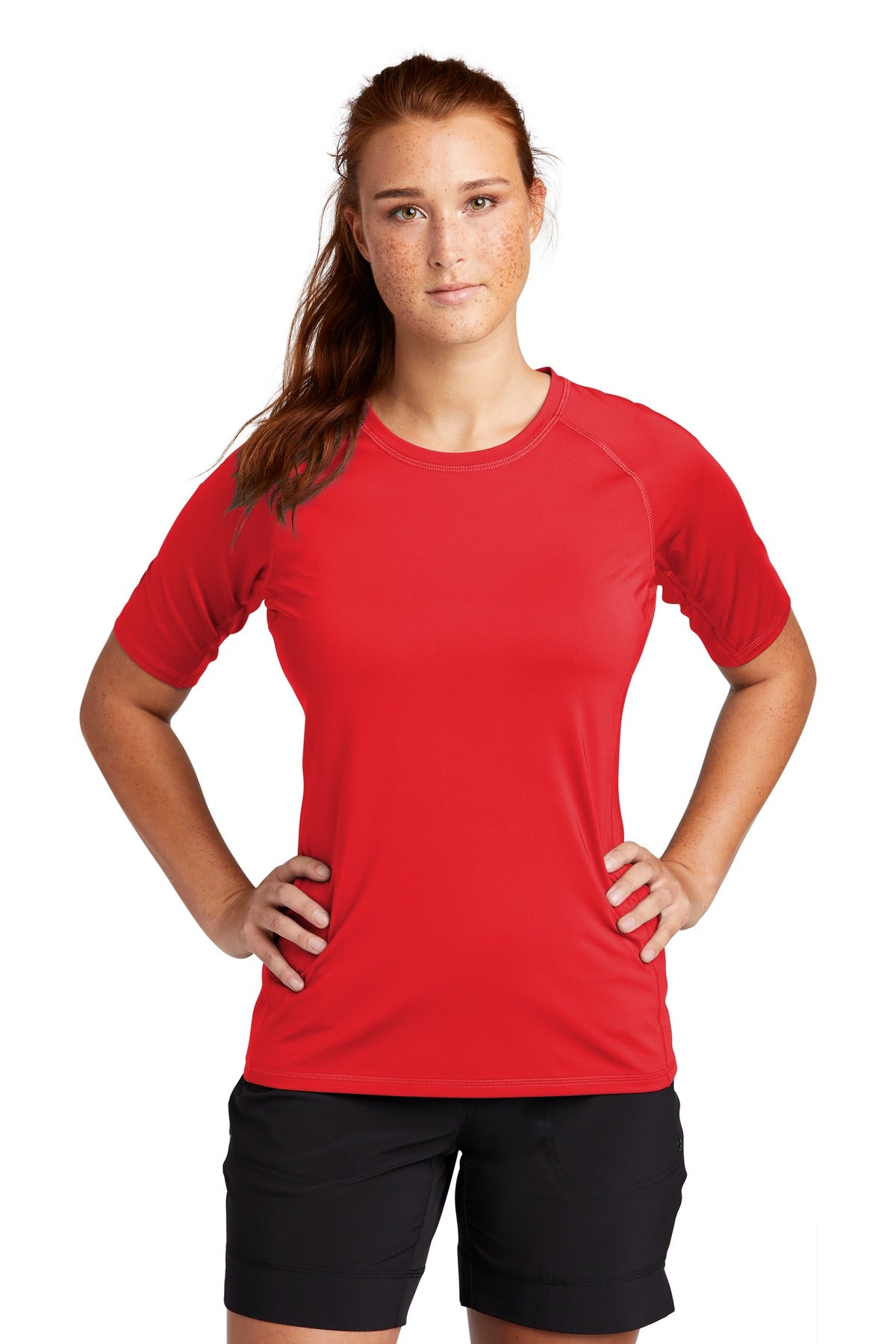 Sport-Tek ? Women's Rashguard Tee. LST470