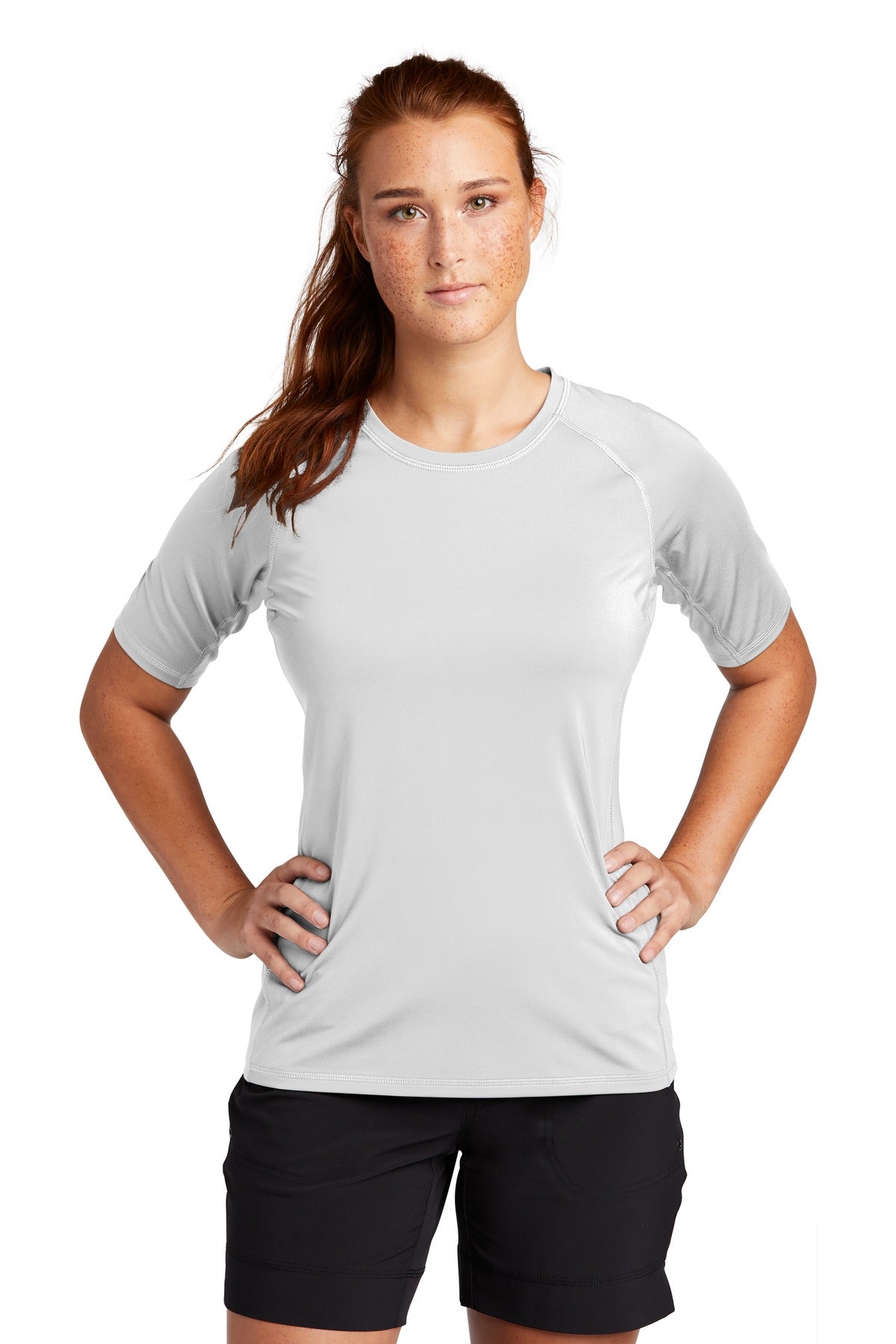 Sport-Tek ? Women's Rashguard Tee. LST470