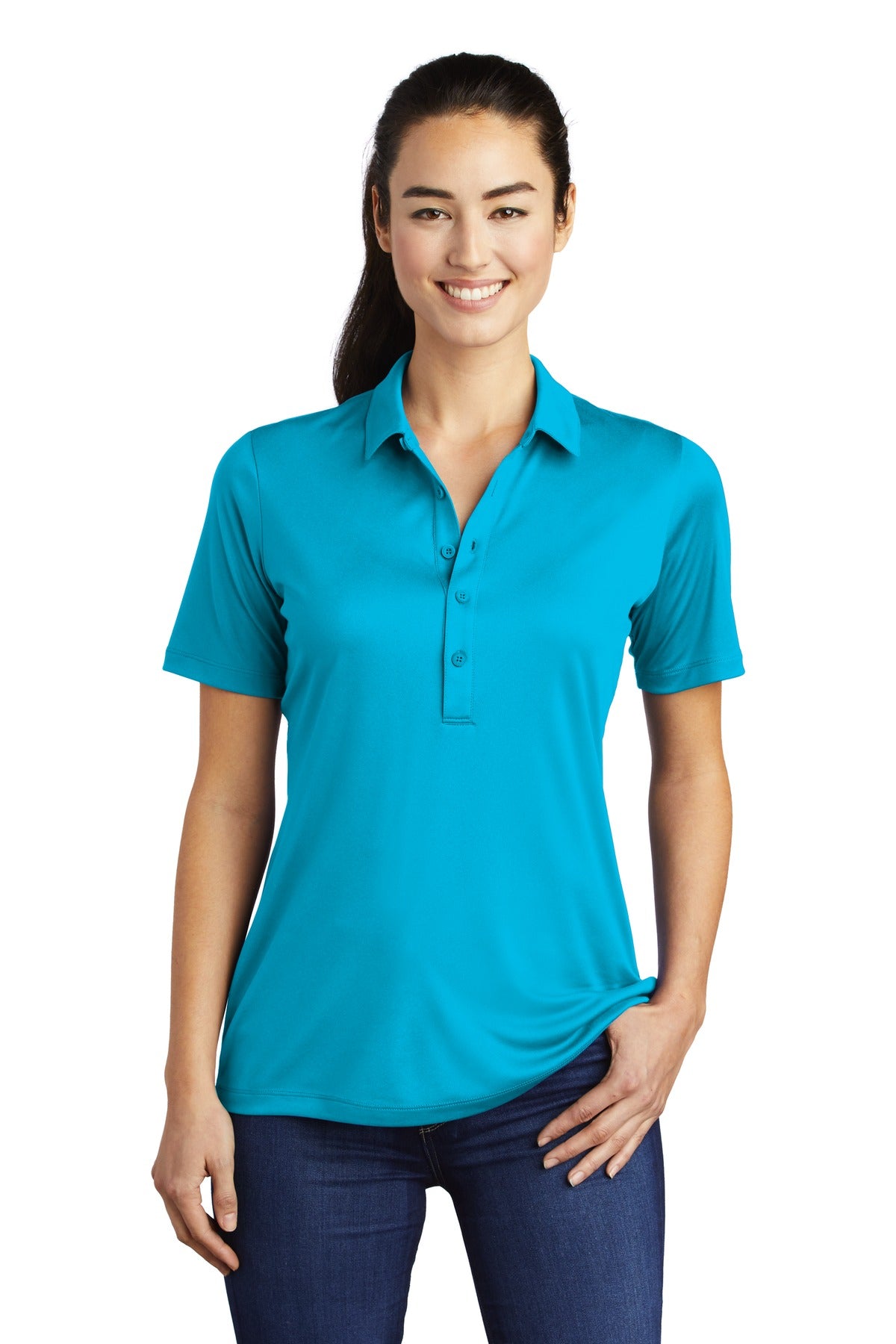 Sport-Tek? Women's Posi-UV ? Pro Polo.  LST520