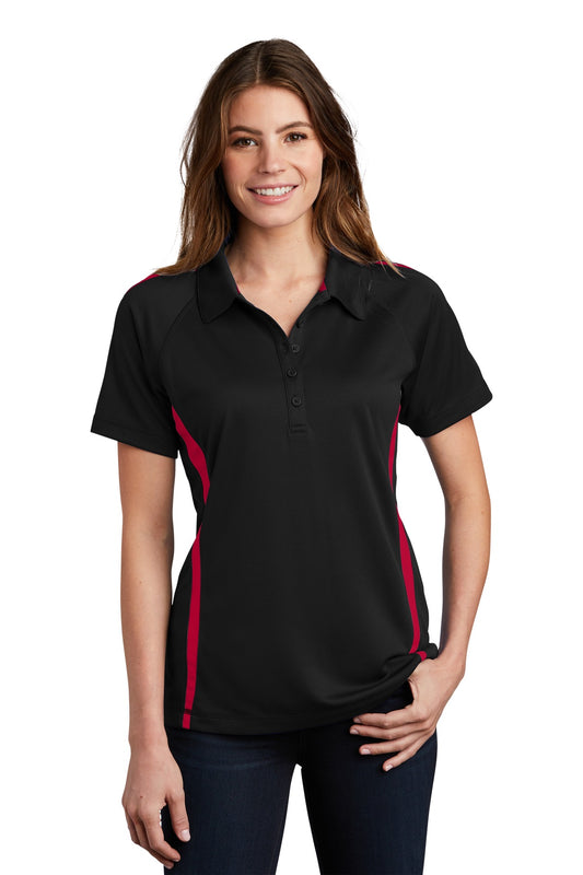 Sport-Tek? Women's PosiCharge? Micro-Mesh Colorblock Polo. LST685