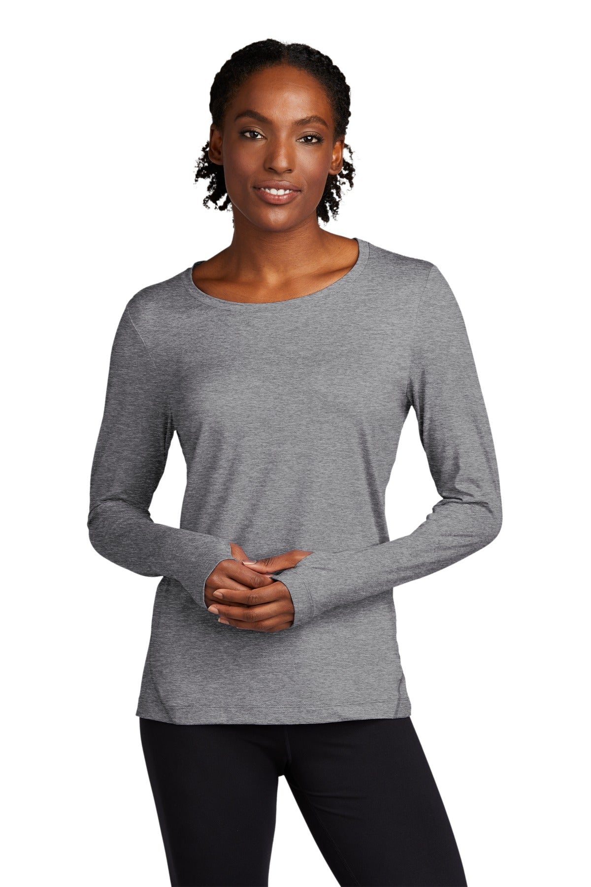 Sport-Tek ? Women's Exchange 1.5 Long Sleeve Crew. LST710