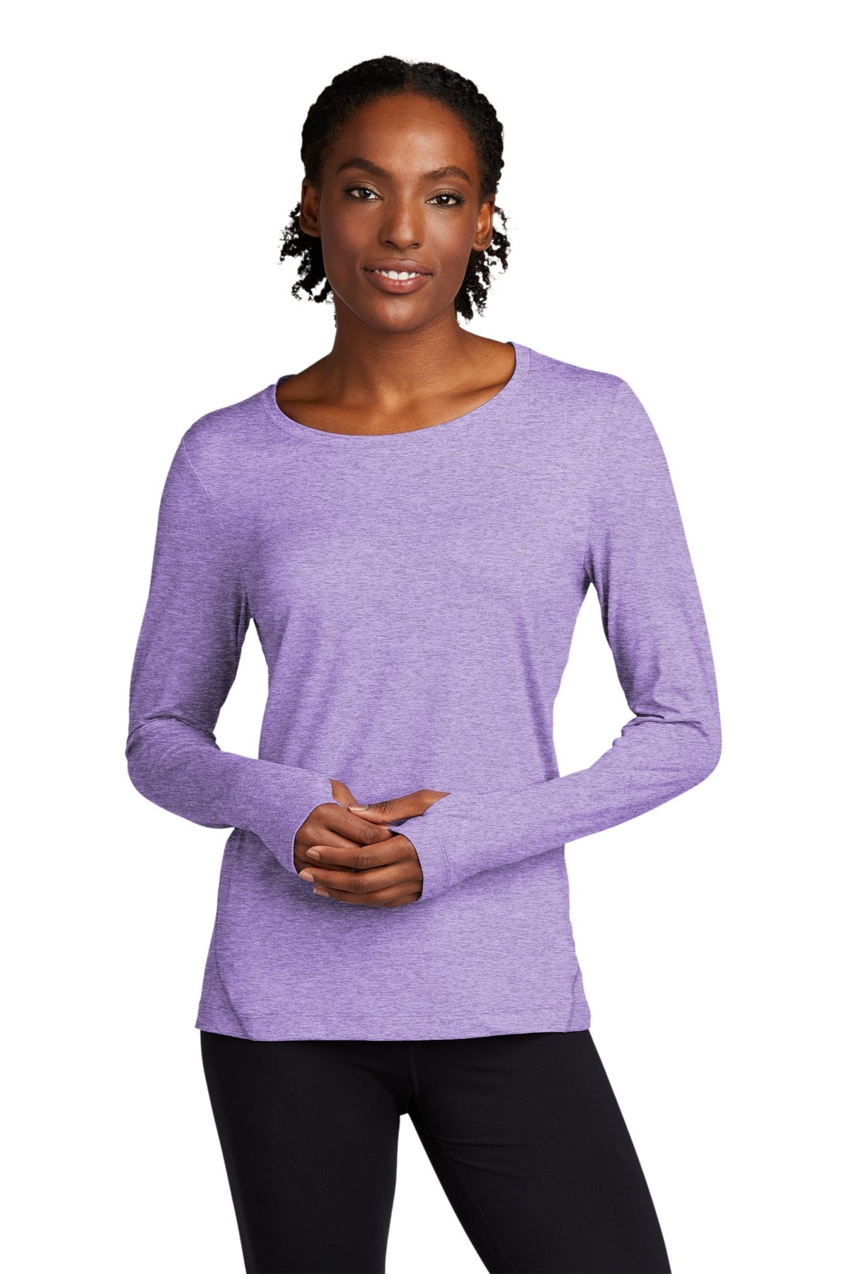 Sport-Tek ? Women's Exchange 1.5 Long Sleeve Crew. LST710