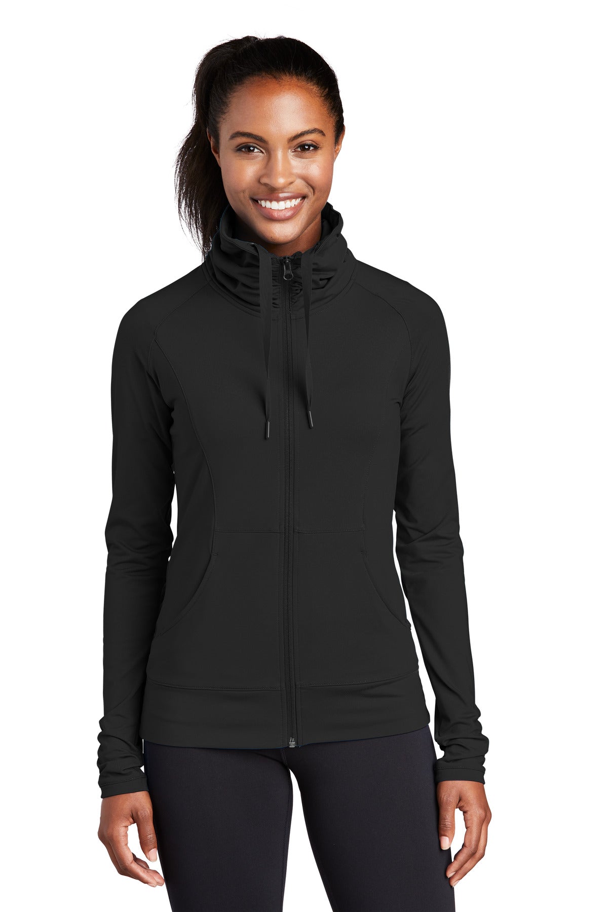 Sport-Tek? Women's Sport-Wick? Stretch Full-Zip Jacket. LST852