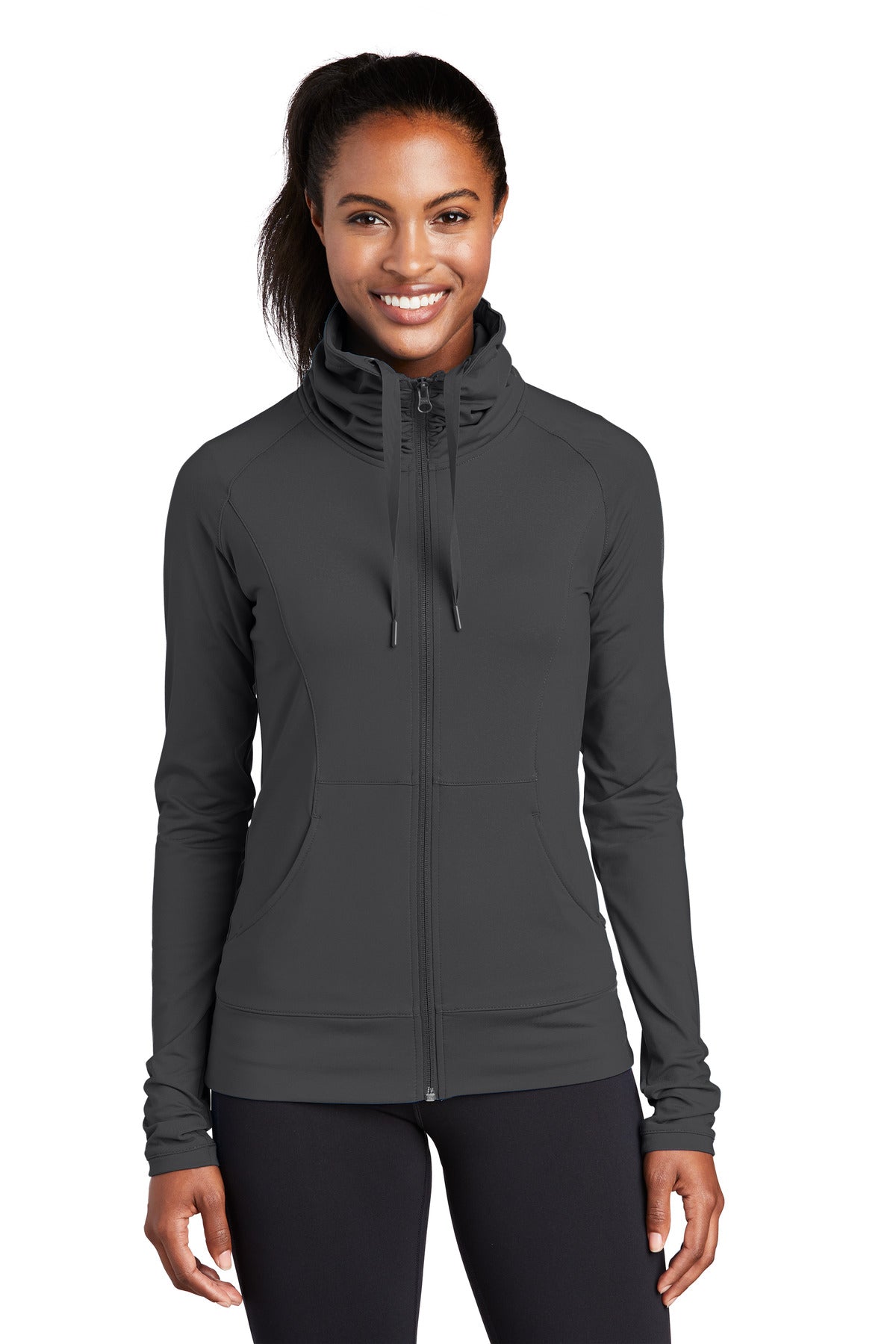 Sport-Tek? Women's Sport-Wick? Stretch Full-Zip Jacket. LST852