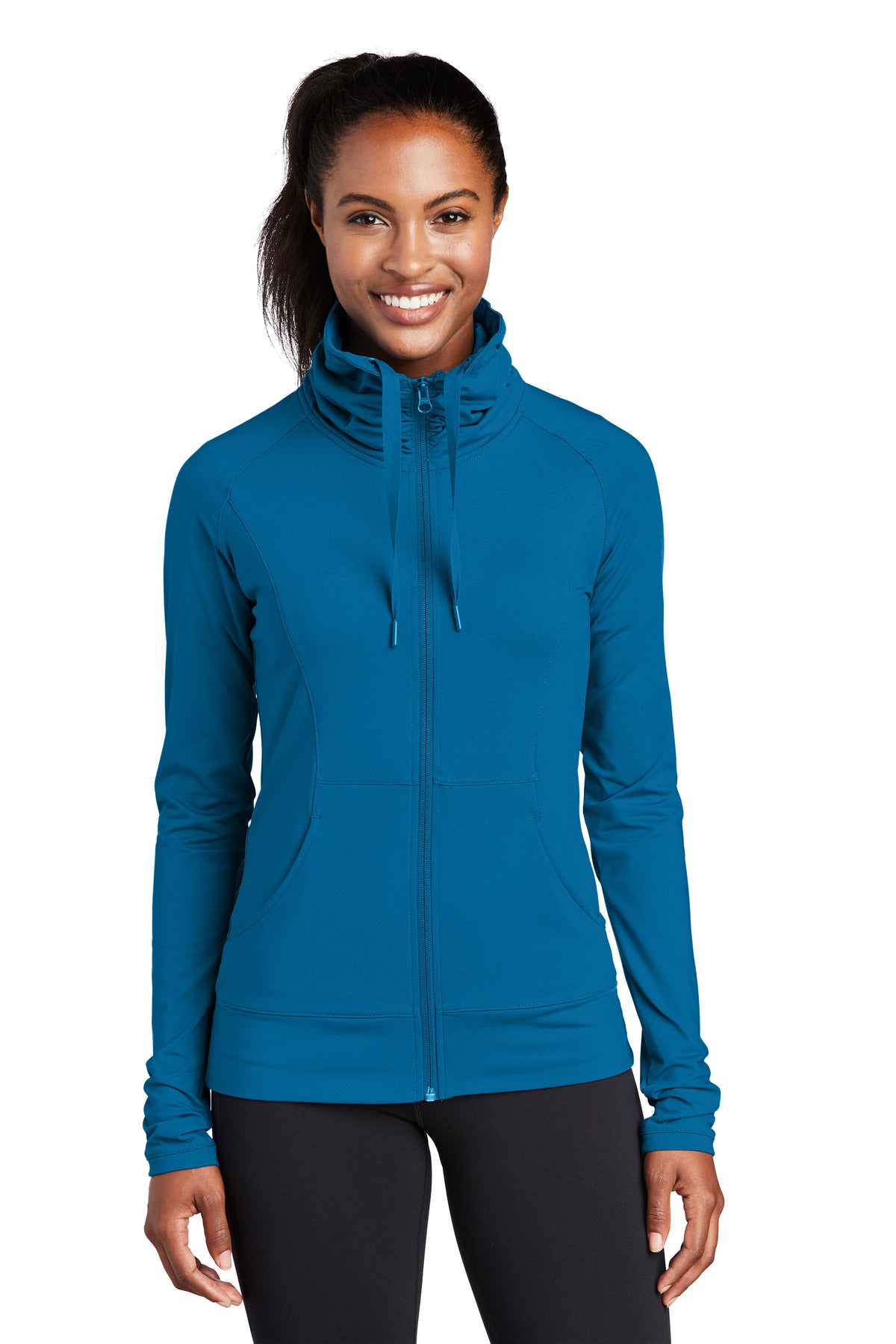 Sport-Tek? Women's Sport-Wick? Stretch Full-Zip Jacket. LST852