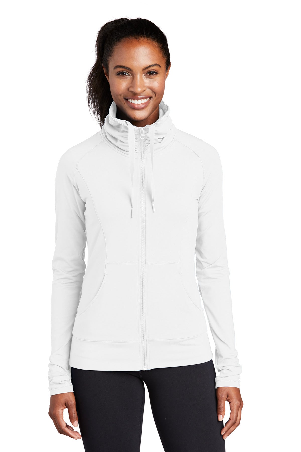 Sport-Tek? Women's Sport-Wick? Stretch Full-Zip Jacket. LST852