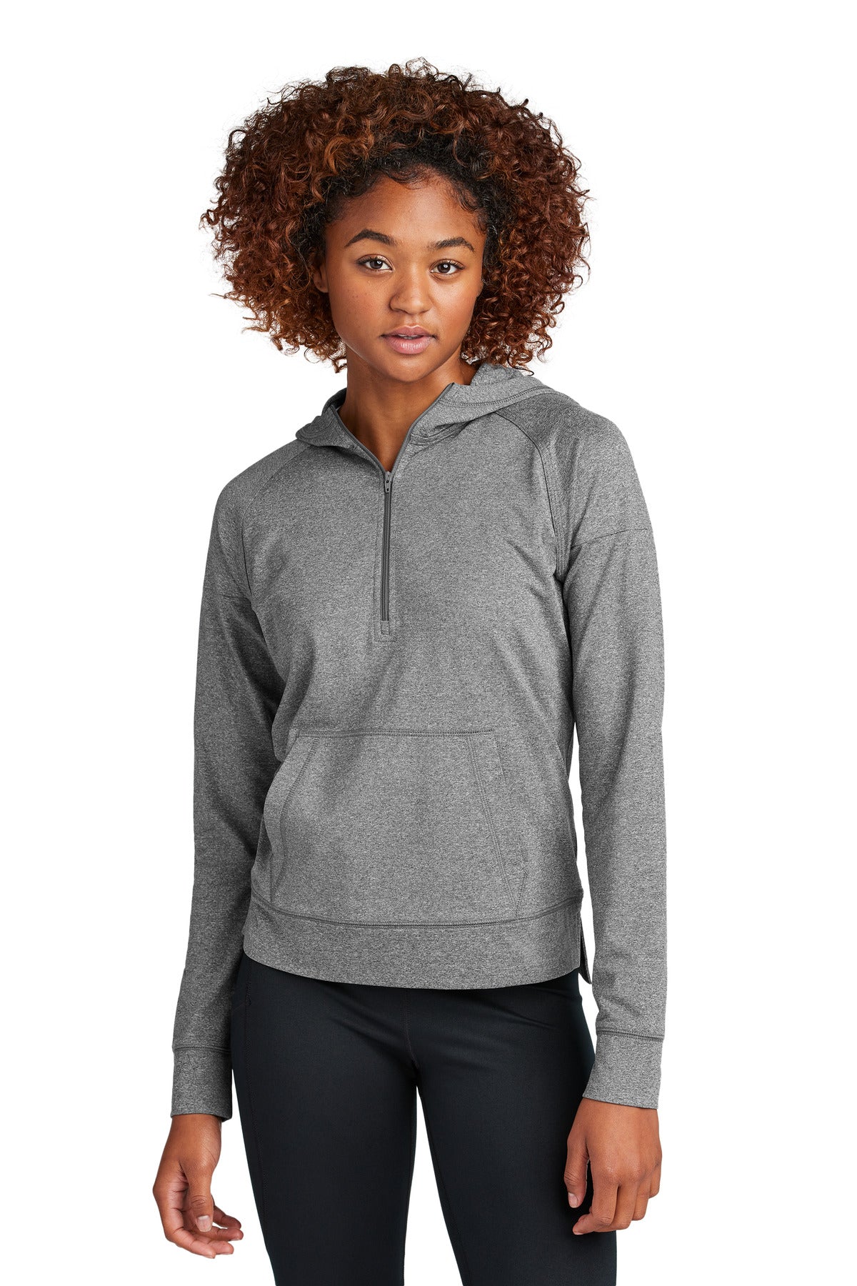 Sport-Tek? Women's Sport-Wick? Stretch 1/2-Zip Hoodie LST856