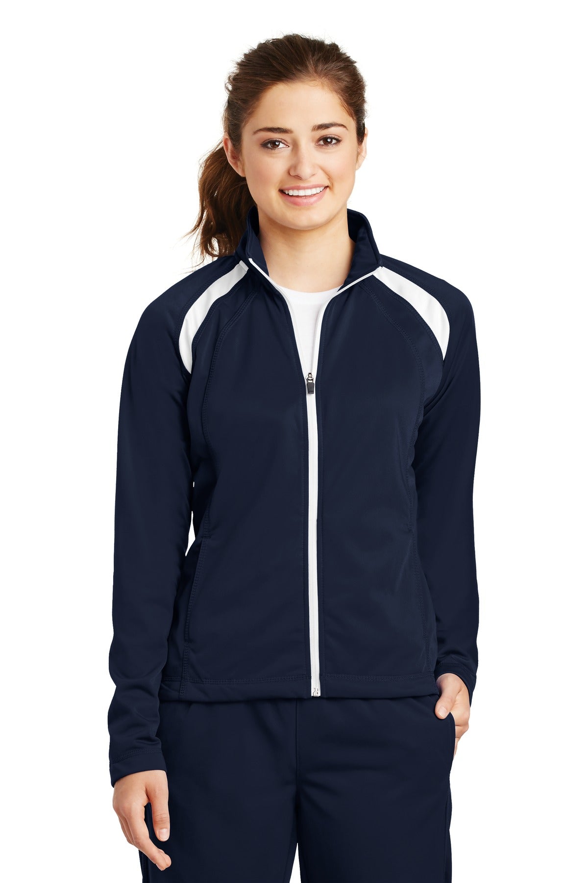 Sport-Tek? Women's Tricot Track Jacket. LST90