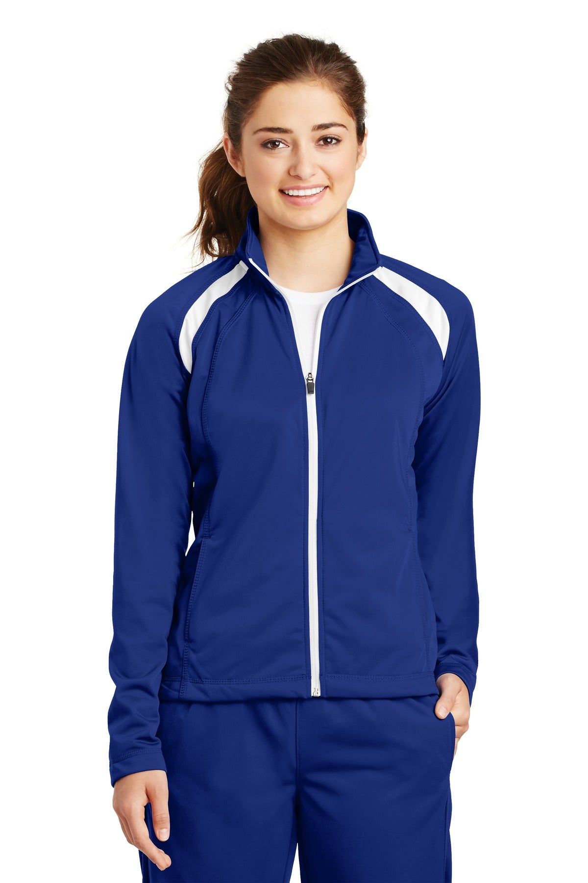 Sport-Tek? Women's Tricot Track Jacket. LST90