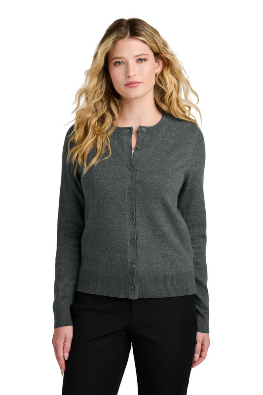 Port Authority? Women's Easy Care Crewneck Cardigan Sweater LSW2870