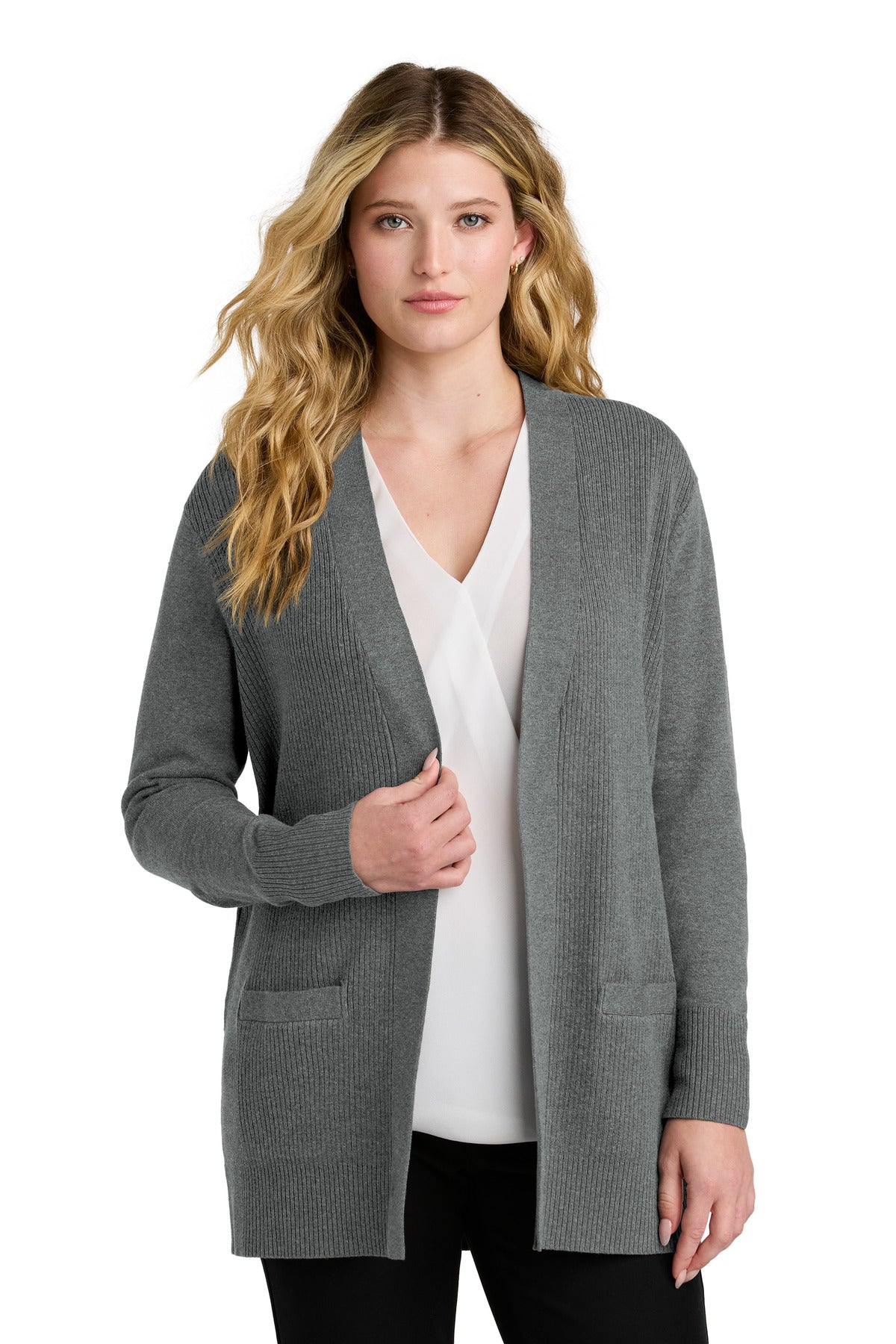 Port Authority? Women's Easy Care Open-Front Cardigan Sweater LSW2890