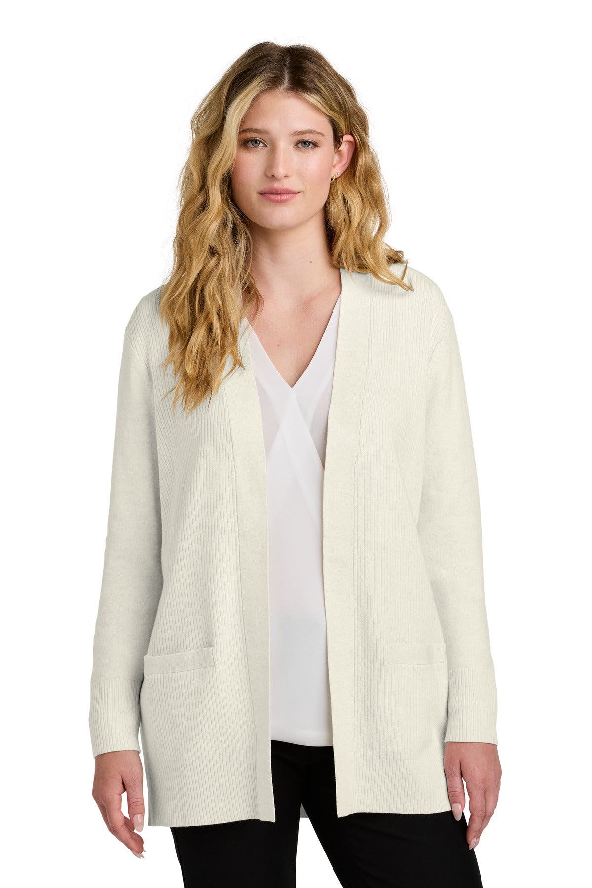 Port Authority? Women's Easy Care Open-Front Cardigan Sweater LSW2890