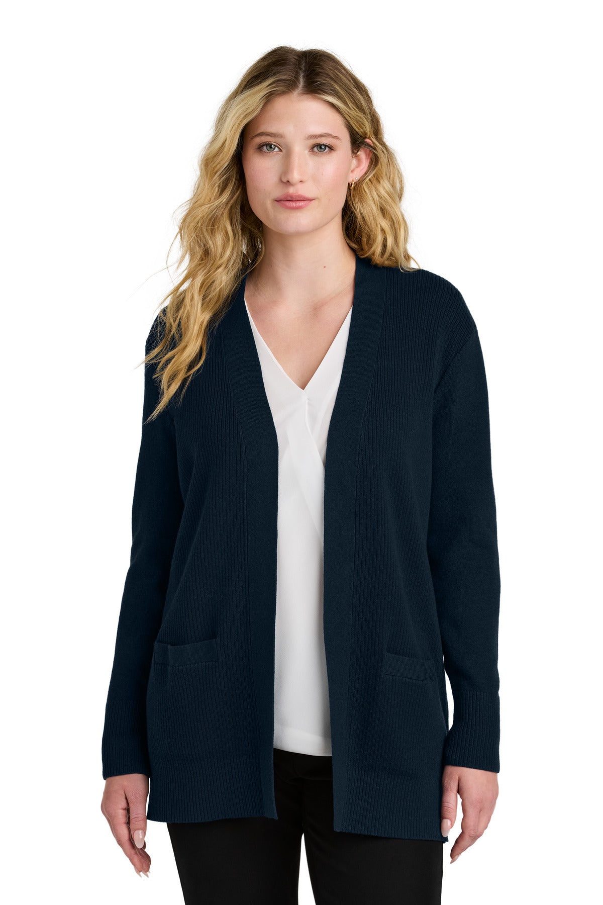 Port Authority? Women's Easy Care Open-Front Cardigan Sweater LSW2890