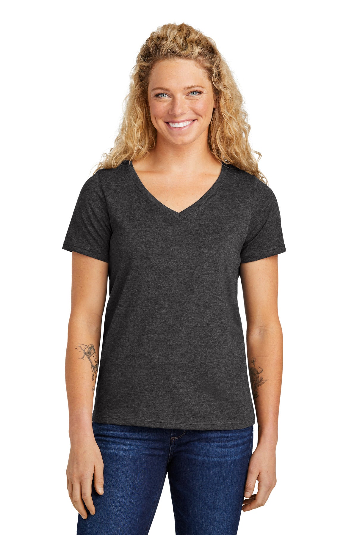 Volunteer Knitwear? Women's Daily V-Neck Tee LVL45V