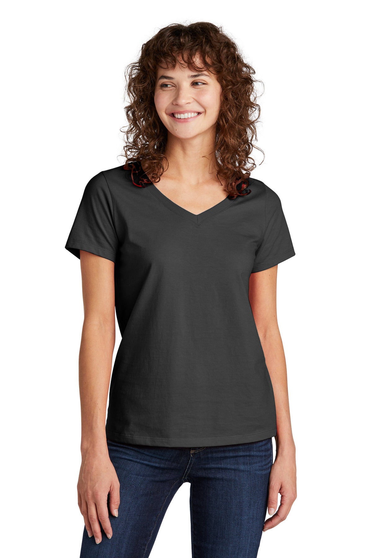 Volunteer Knitwear? Women's Daily V-Neck Tee LVL45V